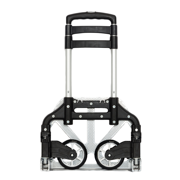 Portable Foldable Telescopic Trolley Trolley Luggage Trolle Black