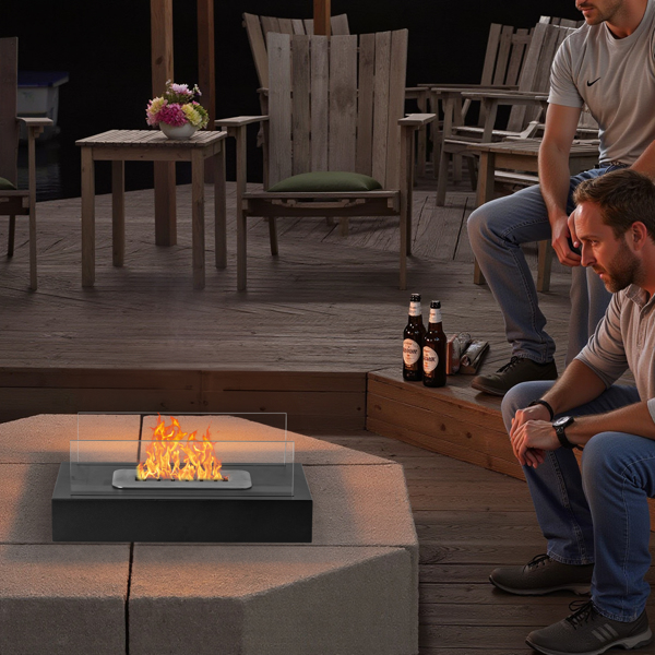  13.8*7.1*5.5in  tabletop fire pit
