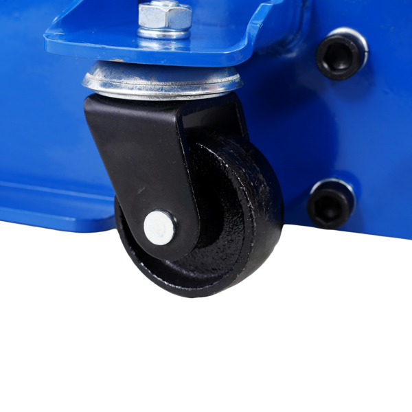 Low Profile Hydraulic Trolley Service/Floor Jack, 4 Ton (8000 lbs) Capacity, Lifting Range 2.5"-20",blue