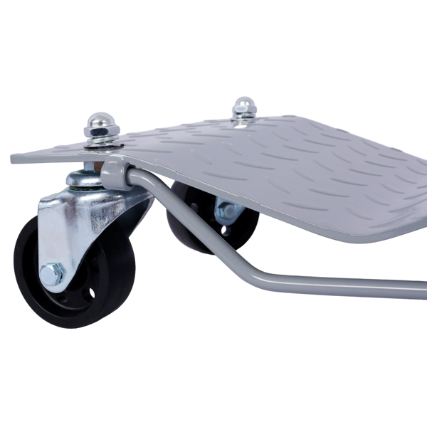 Car Dolly, Heavy Duty Wheel Dolly,4 Tire Wheel Dolly Car Stakes 6000lbs Capacity,Gray