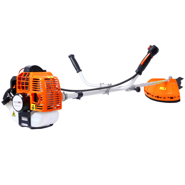 52cc Weed Wacker Gas Powered,6 in 1 Multifunction, String Trimmer, 8 inch Weed Wacker Attachments Heads,10" Metal 3/4/80T Blade,Rubber Handle , Shoulder & Strap Included, EPA Compliant