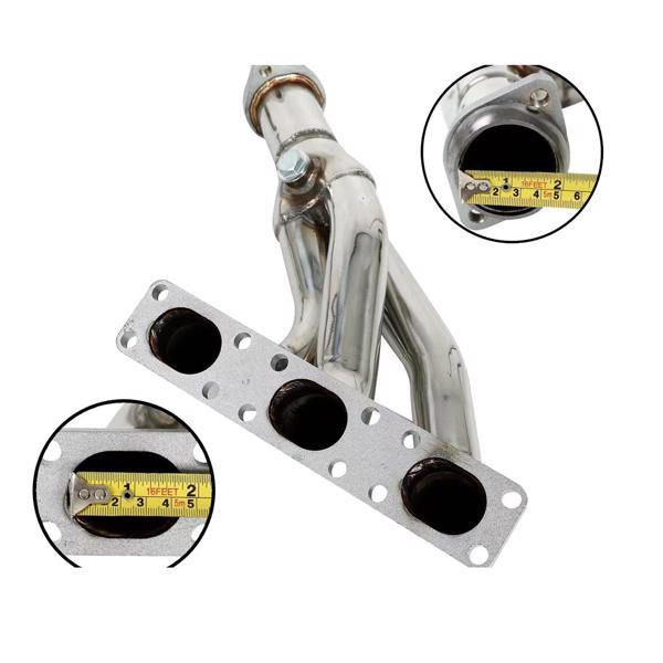 Exhaust Manifold Headers FITS BMW E46 E39 Z3 2.5L 2.8L 3.0L L6 MT001147 (No support for returns without reason)（Amazon prohibits sales）