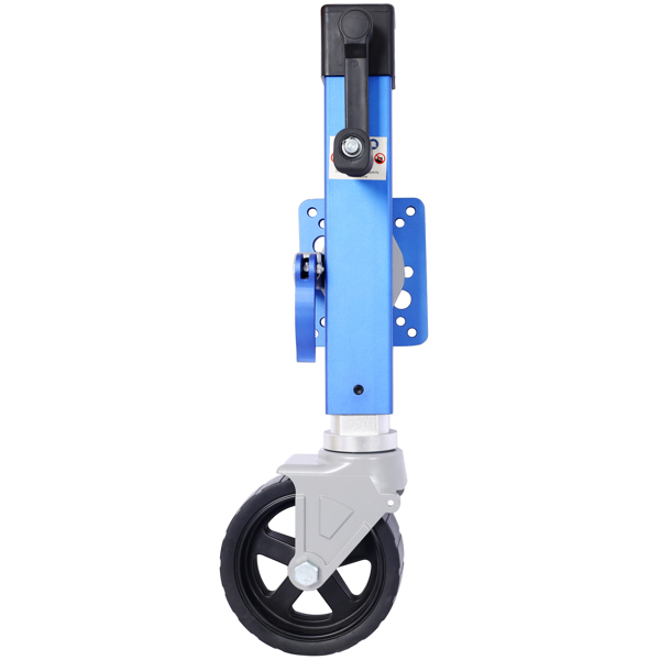 Heavy Duty Aluminum Trailer Jack, for Use On 3 in. X 5 in. Trailer Tongue, Max Load 1,800 Lbs, Blue