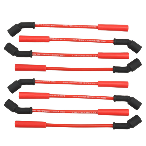 气门室盖 Fit Ford GM LS, black, with high voltage wire and ignition coil MT039001（禁售亚马逊 & TEMU）(不支持无理由退货)-5