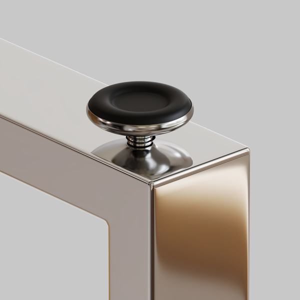 51英寸现代极简主义矩形玻璃餐桌，适用于4-6人，带0.31英寸钢化玻璃桌面和银铬金属腿，会议桌，休闲桌，电脑桌，聚会桌，写字台，适用于厨房，餐厅，客厅，聚会等（0损坏）-6