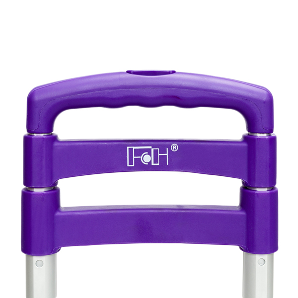 Portable Foldable Telescopic Trolley Trolley Luggage Trolle Purple