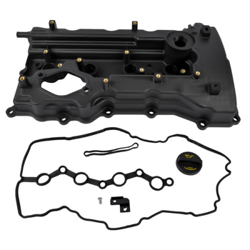 Engine Valve Cover w/ Gasket & Cap for 2011-2016 Hyundai Sonata Santa Fe Kia Optima 2.0 2.4L 224102G710 224002G670