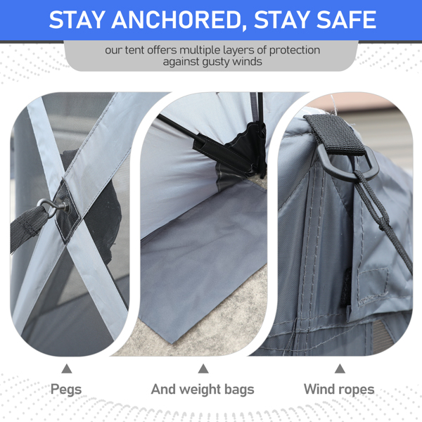 12' x 12' Outdoor pop-up camping canopy