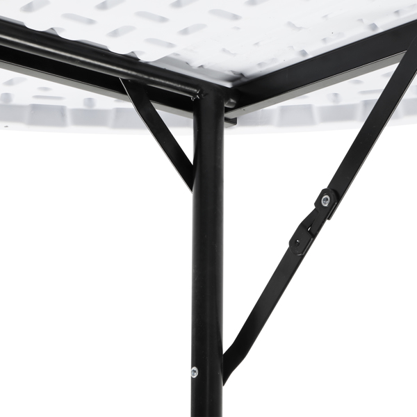 【Replace 94515737】48inch Round Folding Table Outdoor Folding Utility Table White