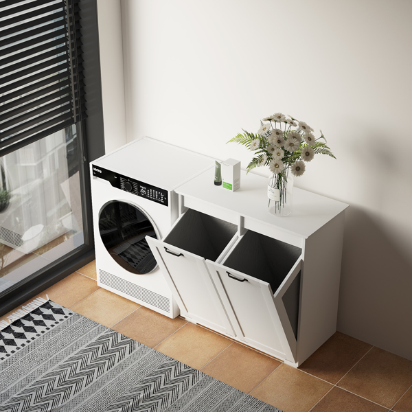 Laundry Cabinet ,with 2 Removable Liner Bags