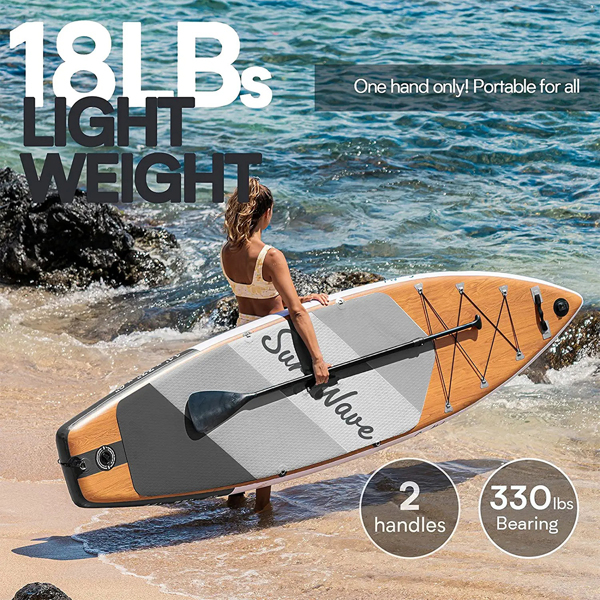 Inflatable Stand Up Paddle Board 11'x34"x6" With Accessories