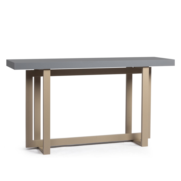 Modern Wood Entryway Console Table Sofa Table, Long Entryway Table for Hallway Living Room Foyer Corridor Bedroom, Grey