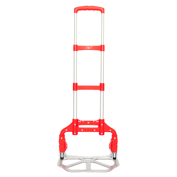 Portable Foldable Telescopic Trolley Trolley Luggage Trolley Red