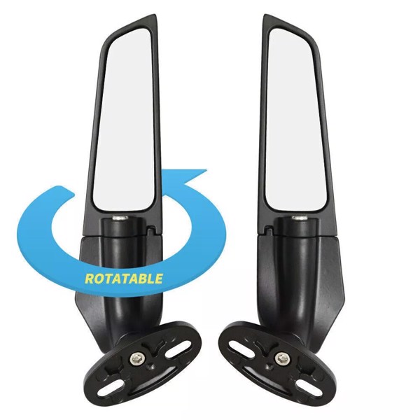 Adjustable Rotating Rearview Mirror Wind Wing For Honda CBR1000RR CBR600RR 250RR