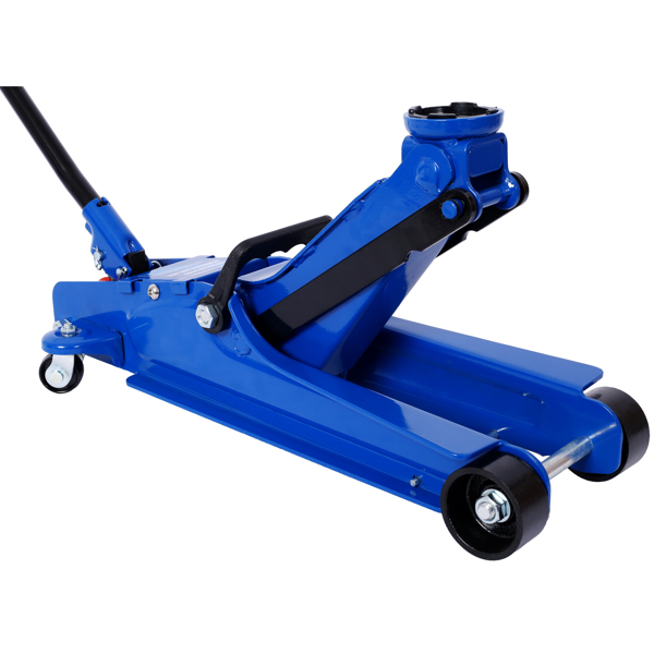 2.5 Ton Low Profile, Heavy-Duty Steel Racing Floor Jack with Single Piston Lift Pump, Lifting Range 3.5"-14.50"