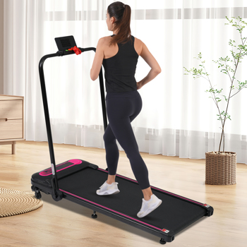 NEW Folding Walking Pad Under Desk Treadmill for Home Office -2.5HP Walking Treadmill With Incline 0.5-7.5MPH 300LBS Capacity Treadmill for Walking Running - Two Ways to Adjust Speed