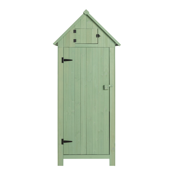 Fir wood Arrow Shed with Single Door Wooden Garden Shed Wooden Lockers 