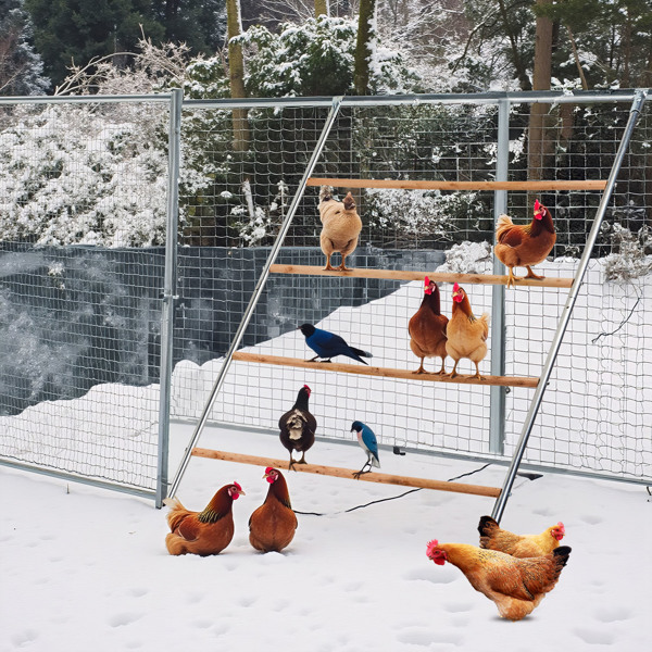 104*143cm  Outdoor chicken perch