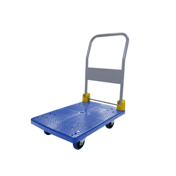 Foldable Platform Push Hand Truck Cart, 880 lbs. Weight Capacity, 2 Swivel Brake Wheels