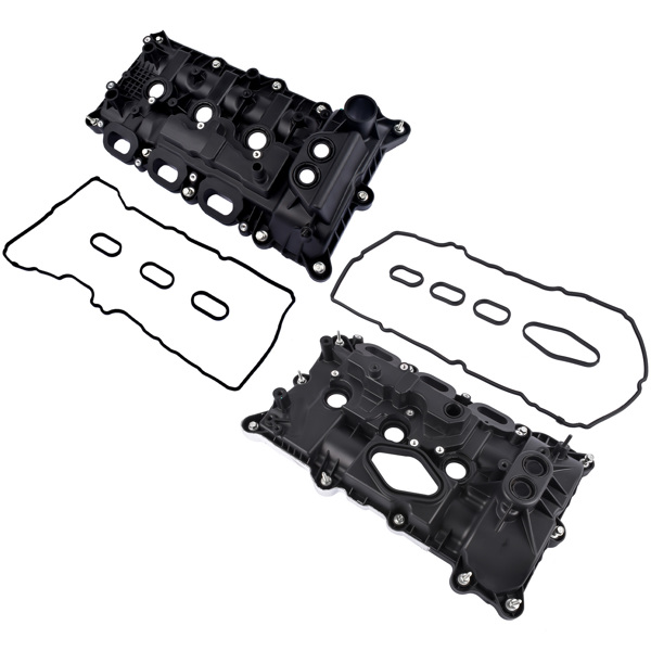 2PCS Valve Cover Left+Right HL3Z-6582-F HL3Z-6582-G for Ford F-150 Expedition, Lincoln Navigator 2018-2022