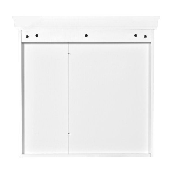 30'' x 28'' Bathroom Medicine Cabinet with Mirror, Wall Mounted Mirror Cabinet with Storage Organizer, Over the Toilet Storage White Storage Cabinet for Bathroom