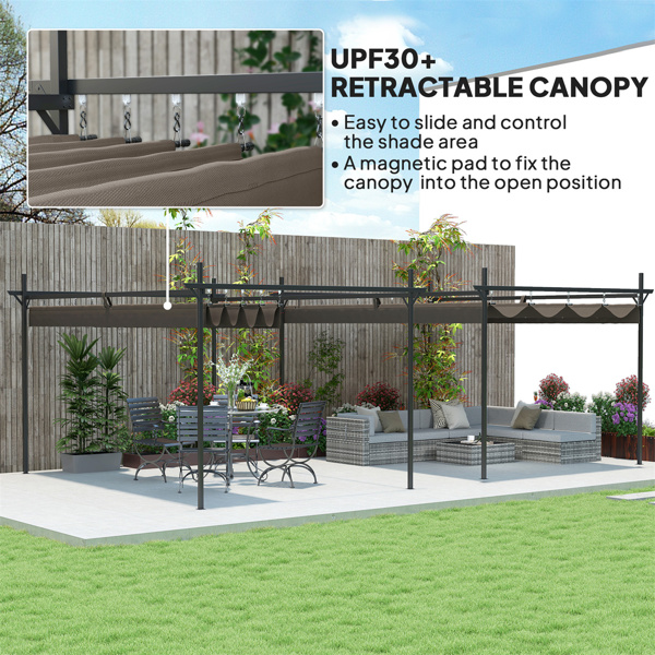 Retractable Pergola Canopy