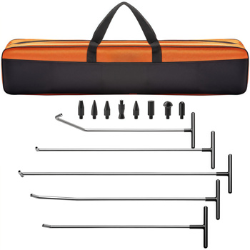 13 piece set Rods Dent Removal Kit, Paintless Dent Repair Rods, Stainless Steel Dent Rods, Whale Tail Dent Repair Tools, Professional Hail Dent Removal Tool For Minor Dents, Door Dings And Hail Damage