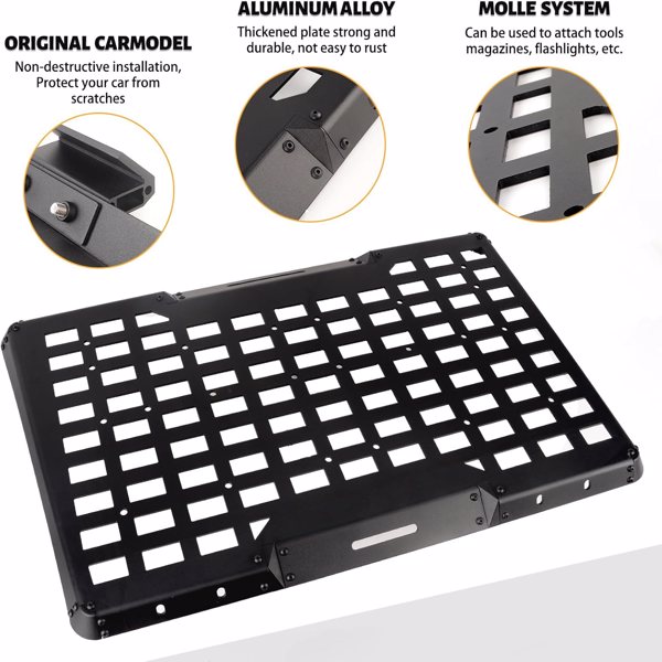 Rear Window Molle Panel Modular Storage Panel System Rear Window Protective Decoration , Right side