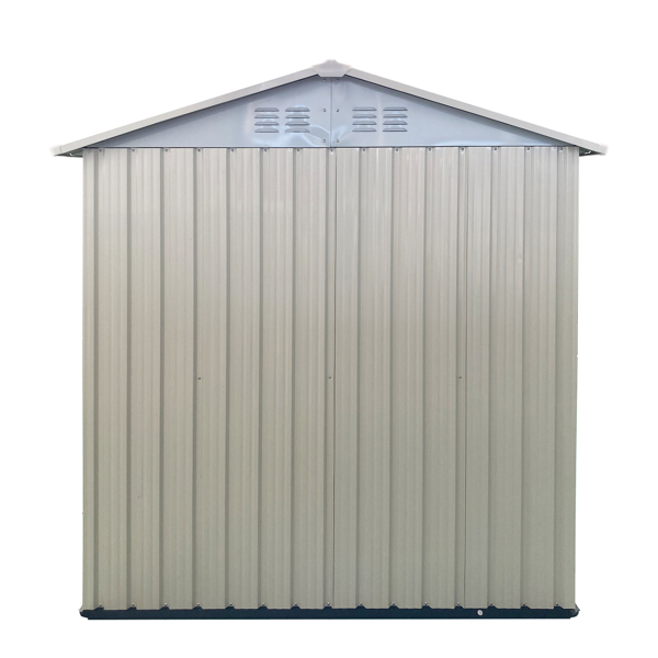 Outdoor Storage Garden Shed 5FTx3FT Apex Roof White