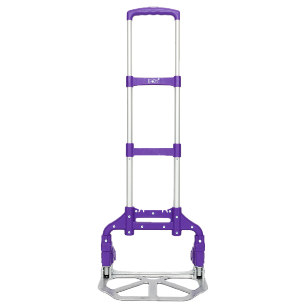 Portable Foldable Telescopic Trolley Trolley Luggage Trolle Purple