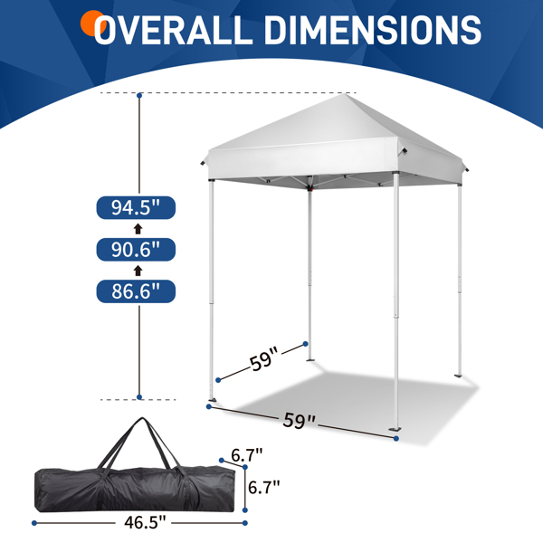 5'x5' Pop Up Canopy