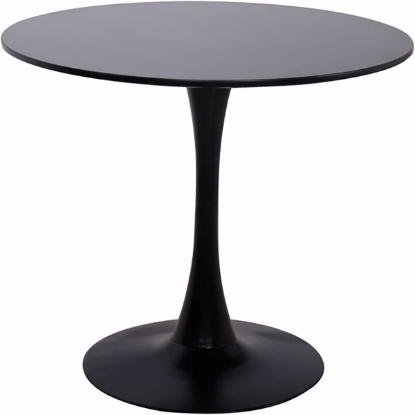 Modern Round Dining Table, ∅31.5'' Kitchen Dining Room Furniture, Coffee Table, Leisure Table, Living Room Table, Black, Christmas Gifts, Christmas Selections