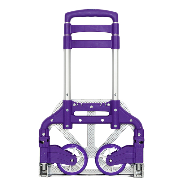 Portable Foldable Telescopic Trolley Trolley Luggage Trolle Purple