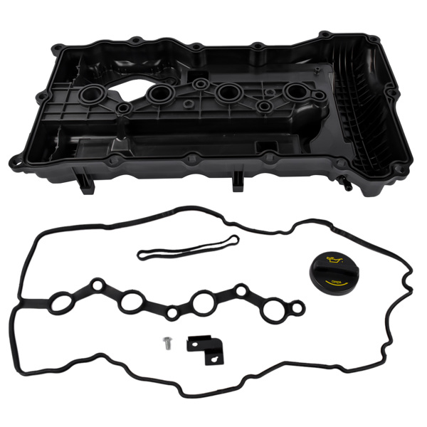 Engine Valve Cover w/ Gasket & Cap for 2011-2016 Hyundai Sonata Santa Fe Kia Optima 2.0 2.4L 224102G710 224002G670