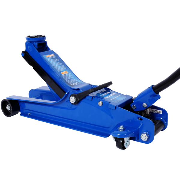 2.5 Ton Low Profile, Heavy-Duty Steel Racing Floor Jack with Single Piston Lift Pump, Lifting Range 3.5"-14.50"