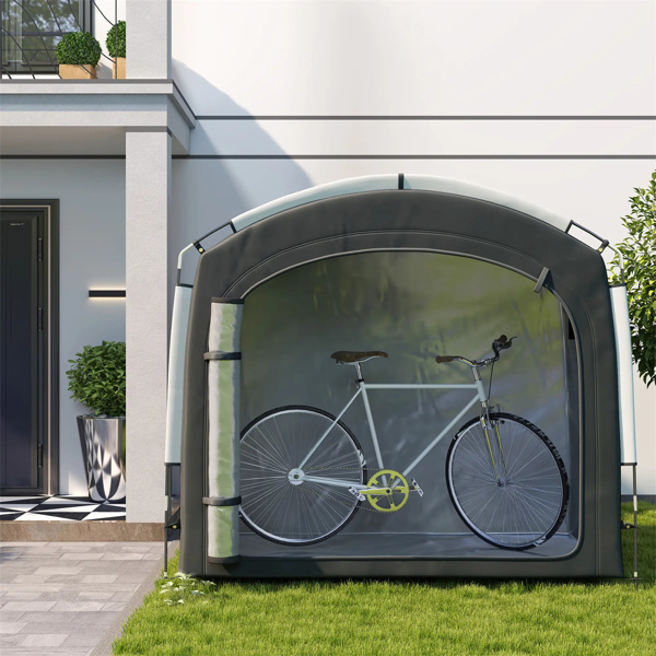  Black Bike Storage Shed Tent for 3-4 Bicycles