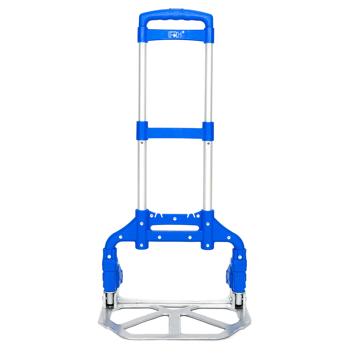 Portable Foldable Telescopic Trolley Trolley Luggage Trolle Blue