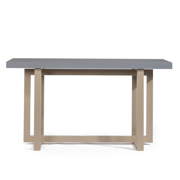 Modern Wood Entryway Console Table Sofa Table, Long Entryway Table for Hallway Living Room Foyer Corridor Bedroom, Grey