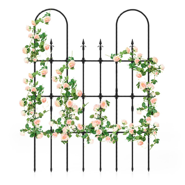 Outdoor Arch Trellis for Climbing Plants 58 x 73 Inch 