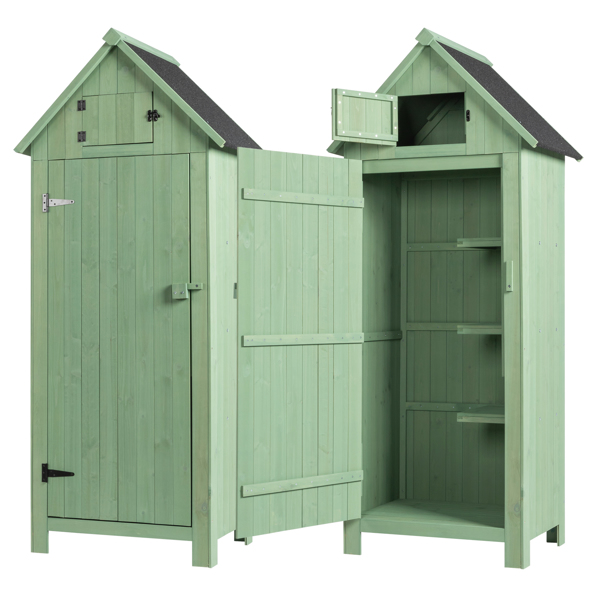 Fir wood Arrow Shed with Single Door Wooden Garden Shed Wooden Lockers 