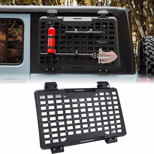 Rear Window Molle Panel Modular Storage Panel System Rear Window Protective Decoration , Right side