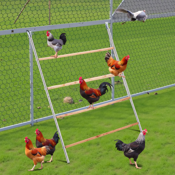 104*143cm  Outdoor chicken perch