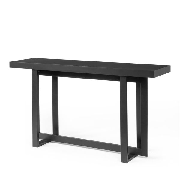 Modern Wood Entryway Console Table Sofa Table, Long Entryway Table for Hallway Living Room Foyer Corridor Bedroom, Black