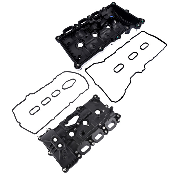 2PCS Valve Cover Left+Right HL3Z-6582-F HL3Z-6582-G for Ford F-150 Expedition, Lincoln Navigator 2018-2022