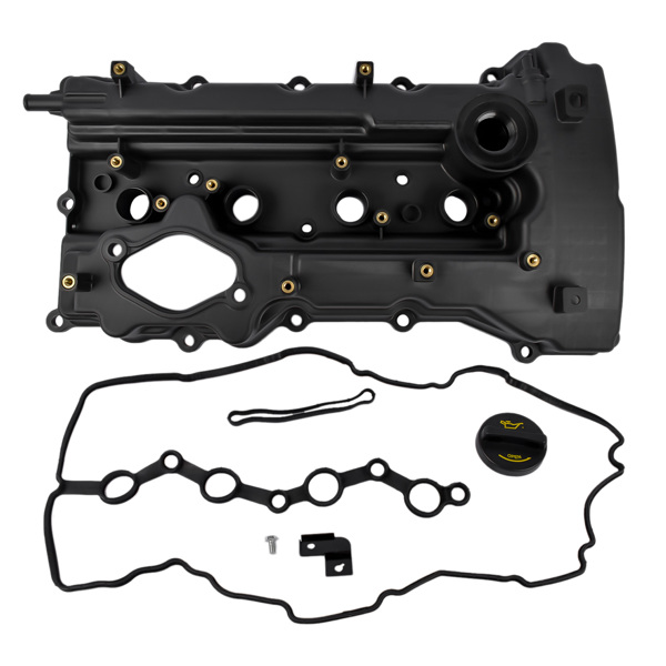 Engine Valve Cover w/ Gasket & Cap for 2011-2016 Hyundai Sonata Santa Fe Kia Optima 2.0 2.4L 224102G710 224002G670