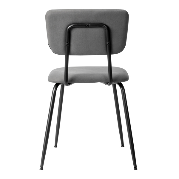 Set of 4 Modern Padded Dining Chairs for Kitchen Bar Office Chair, Grey