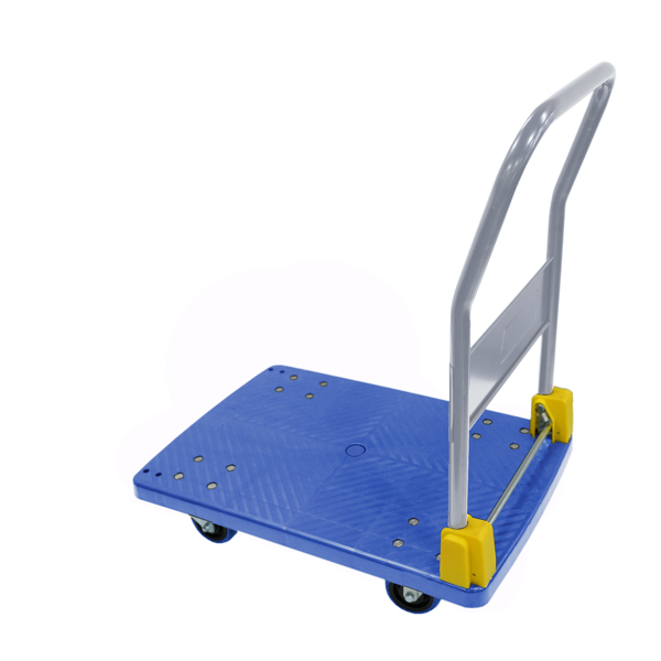 Foldable Platform Push Hand Truck Cart, 880 lbs. Weight Capacity, 2 Swivel Brake Wheels