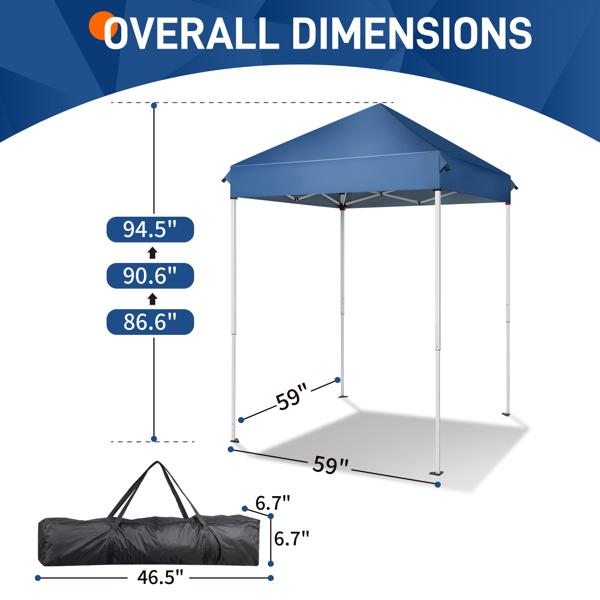 5'x5' Pop Up Canopy