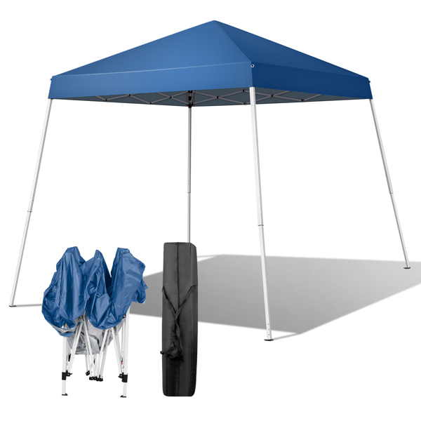 2.5 x 2.5m Portable Home Use Waterproof Folding Tent Blue