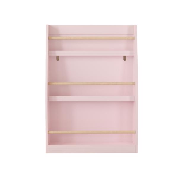 3 Tier Kids Book Shelf,Kids Book Rack, Helps Keep Bedrooms, Playrooms, and Classrooms Organized,Pink